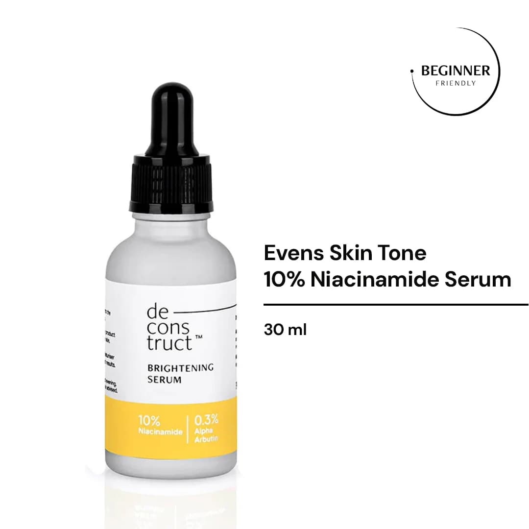 Deconstruct Brightening Niacinamide Serum - 10% Niacinamide + 0.3% Alpha Arbutin