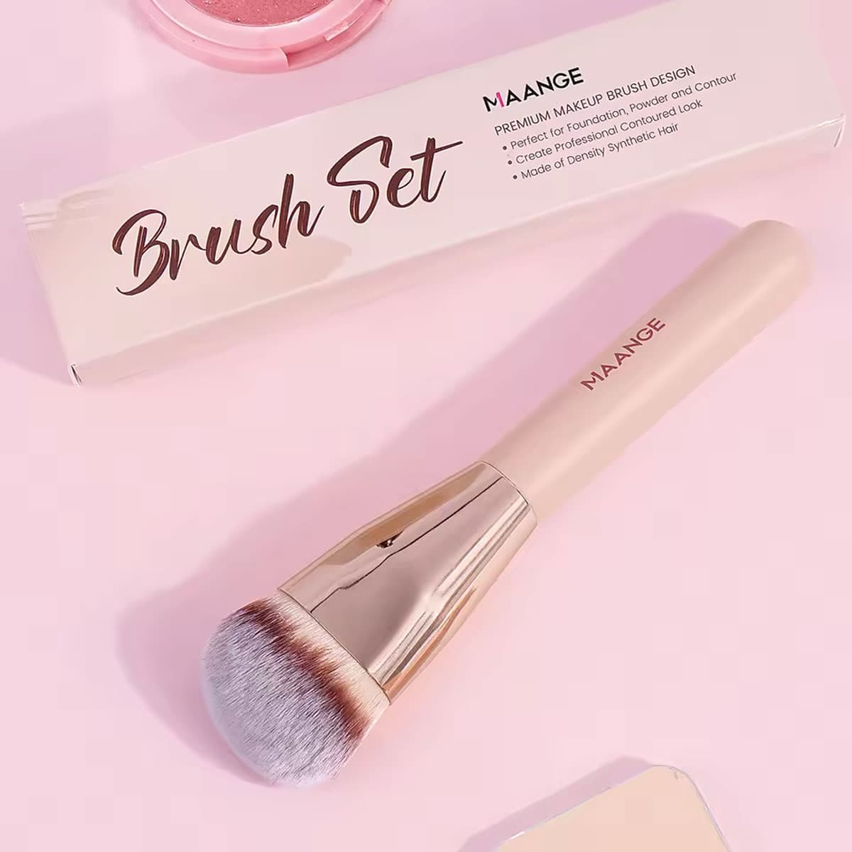 Maange Single Face Brush (Cream)