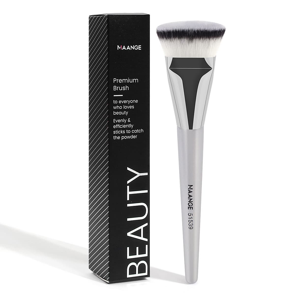 Maange Single Premium Brush (Silver)