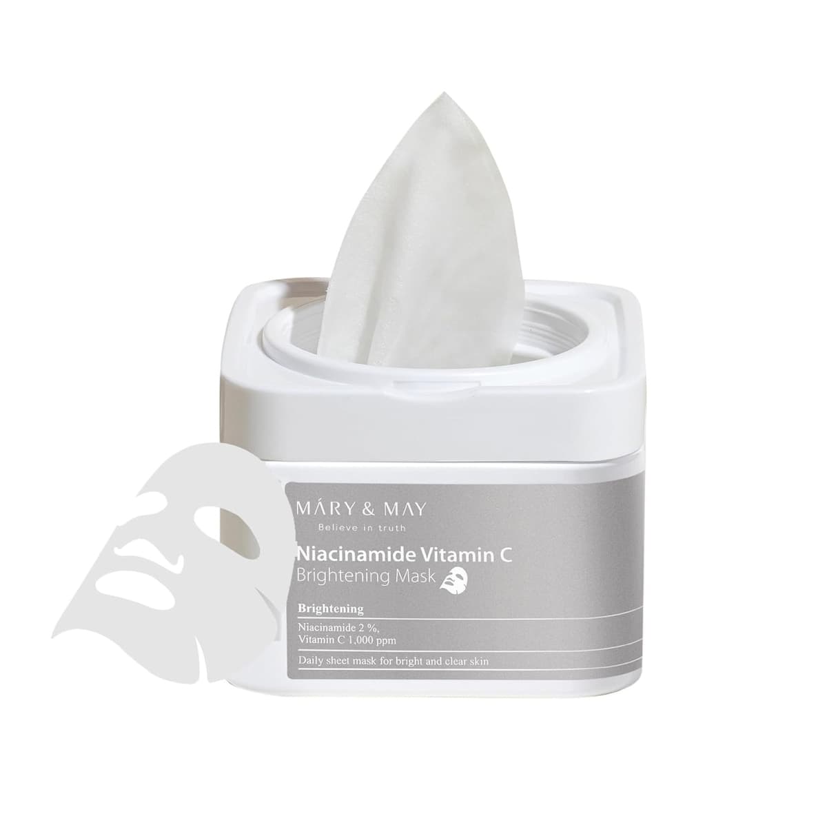 Mary&May Niacinamide Vitamin C Brightening Mask (30 Sheets)