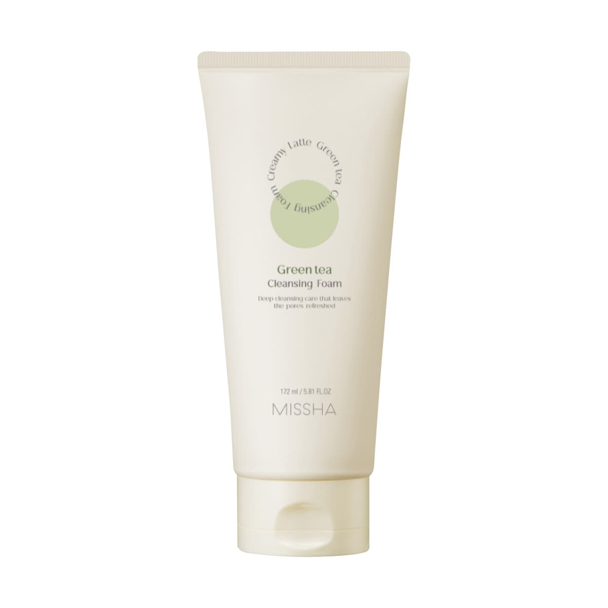 Missha Creamy Latte Green Tea Cleansing Foam