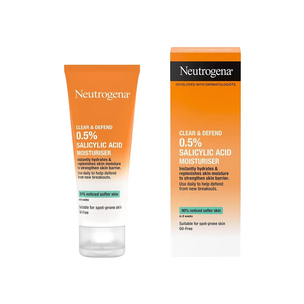 Neutrogena® Clear & Defend 0.5% Salicylic Acid Oil-Free Moisturiser