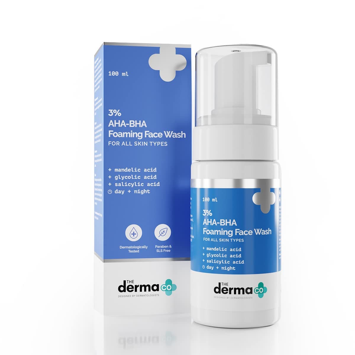 The Derma Co 3% AHA BHA Foaming Daily Face Wash