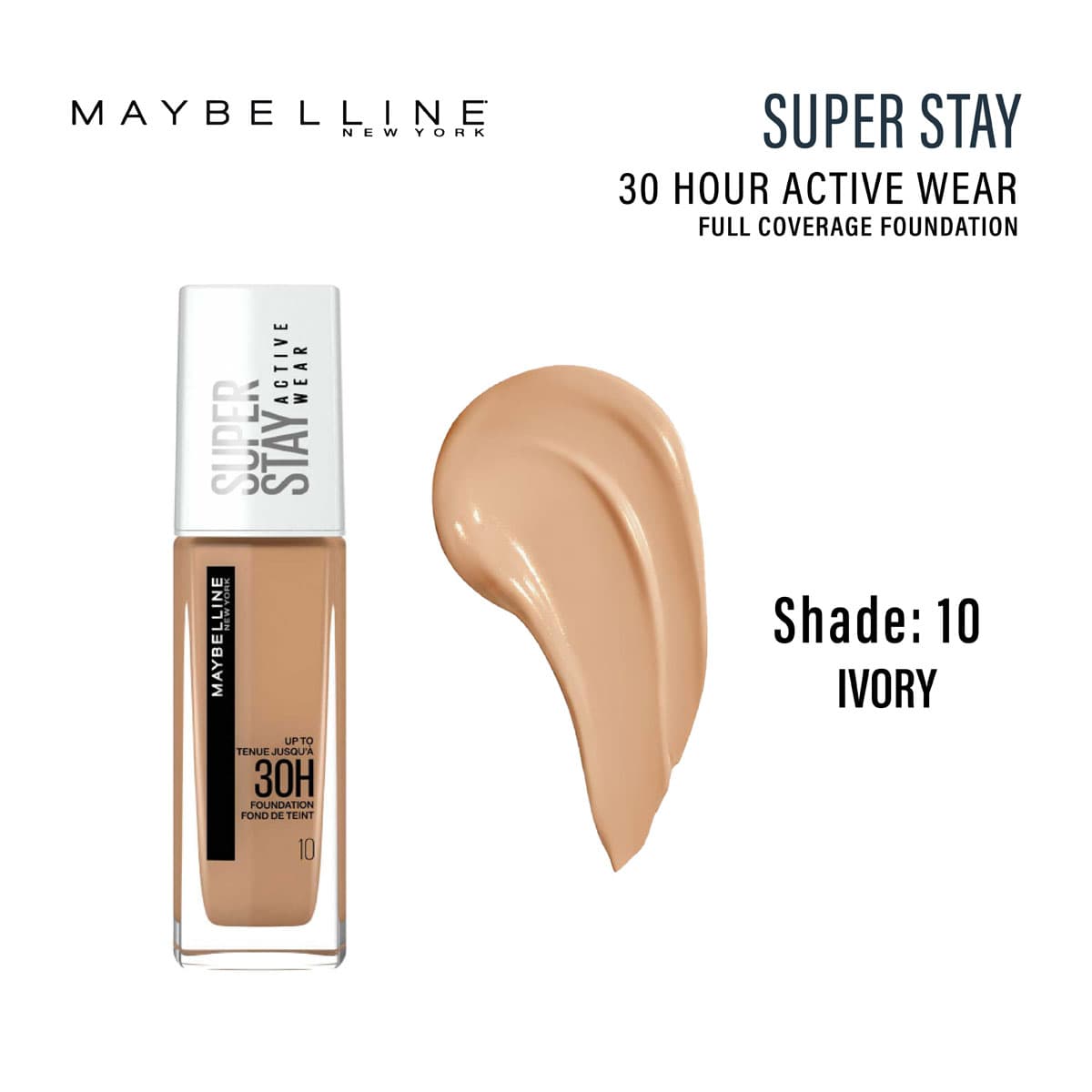 Maybelline Superstay 30 Hour Active Wear Full Coverage Foundation