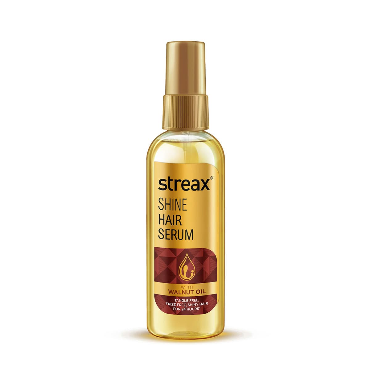 Streax Shine Hair Serum Vitalized With Walnut Oil