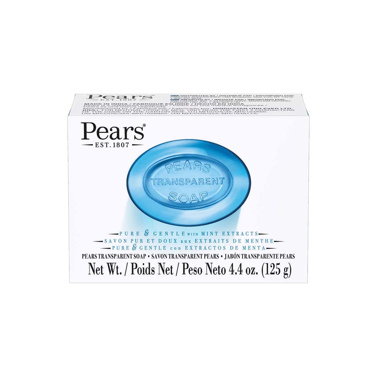 Pears with Glycerin & Mint Extracts Bar Soap