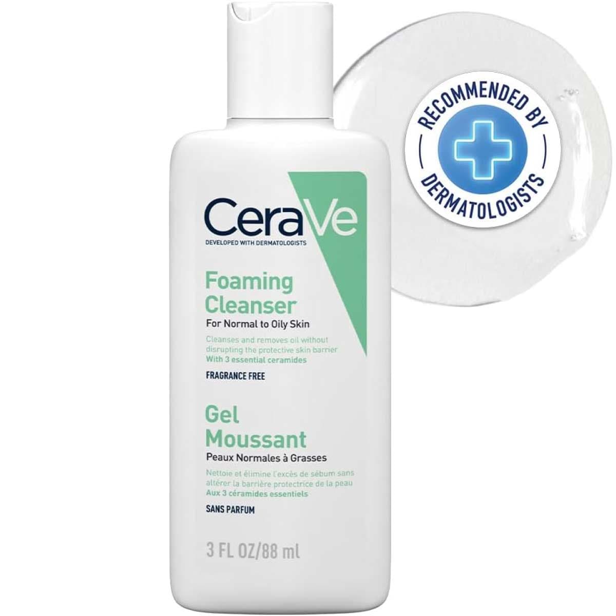 CeraVe Foaming Cleanser For Normal to Oily Skin