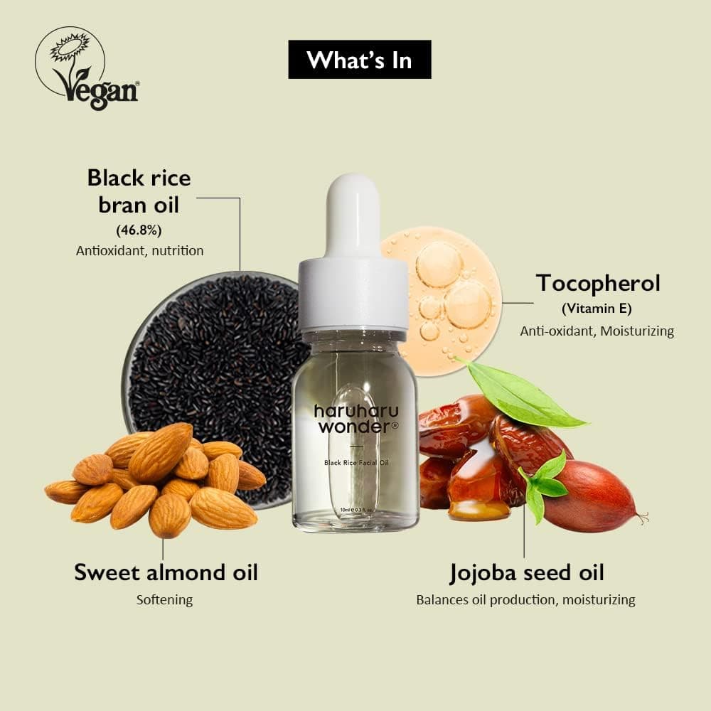 haruharu Black Rice Facial Oil