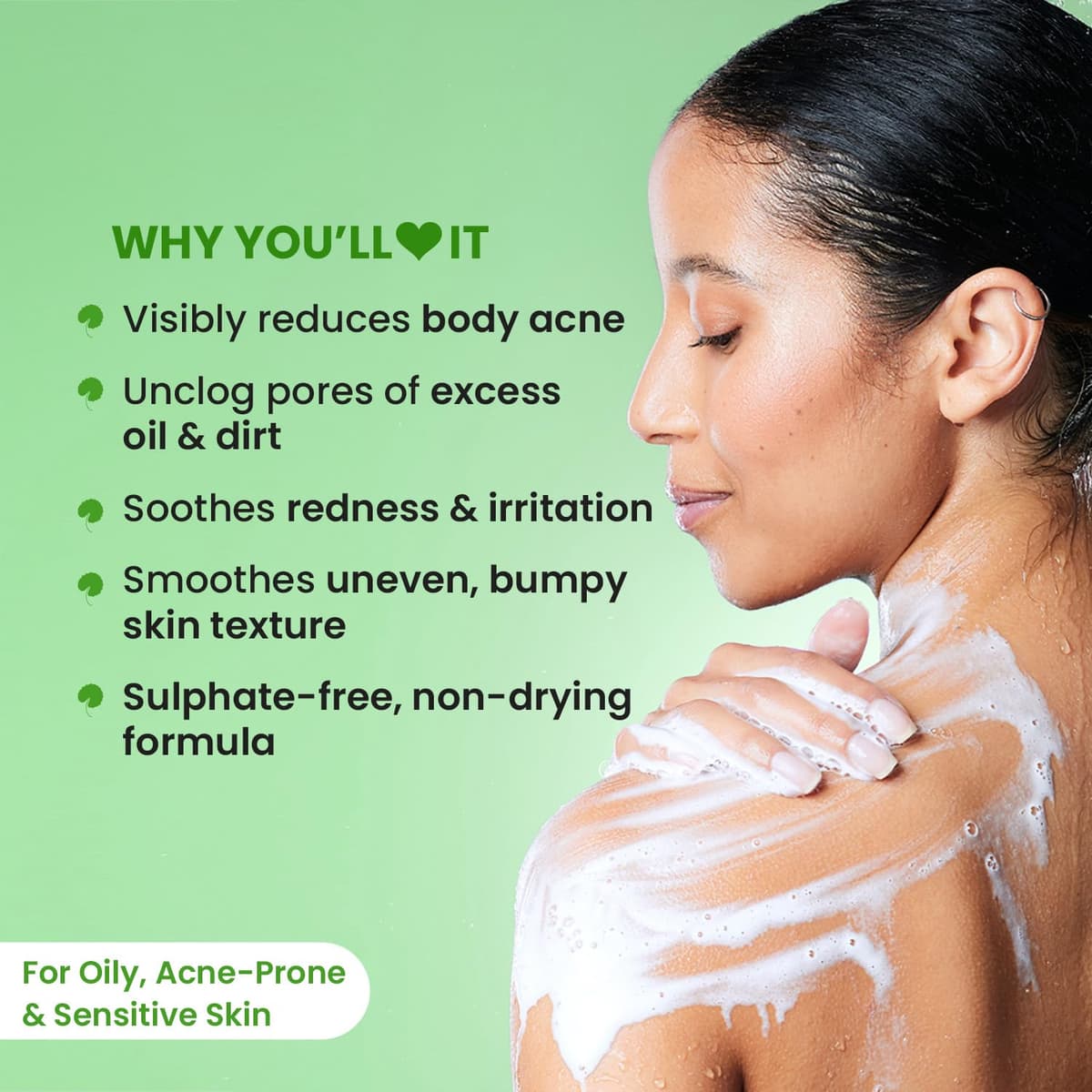 Dot & Key Cica Calming Salicylic Exfoliating Shower Gel