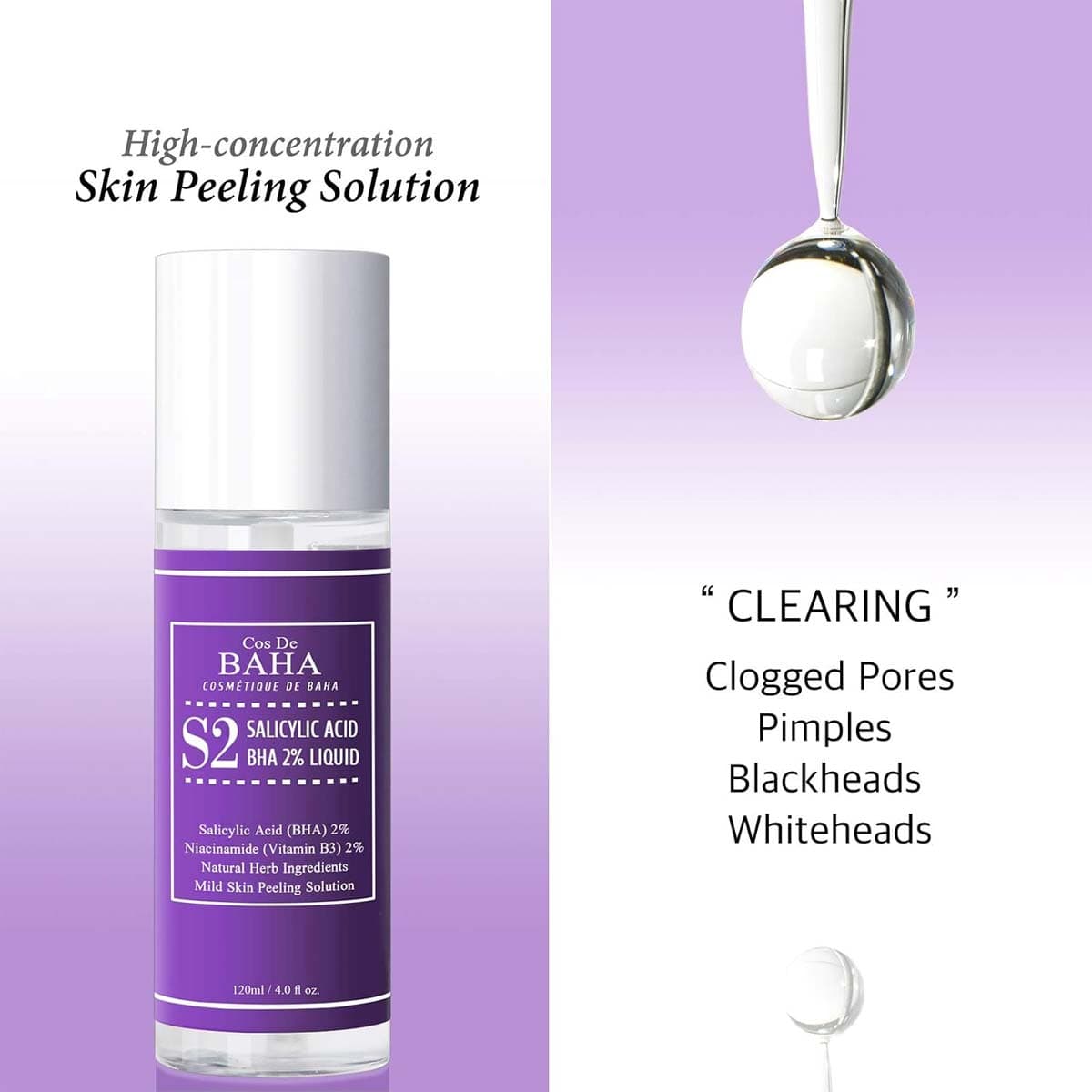 Cos De Baha Salicylic Acid BHA 2% Liquid (S2)
