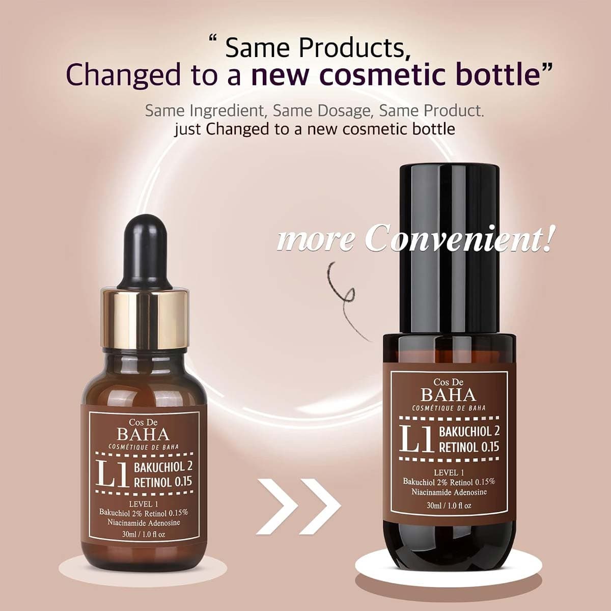 Cos De Baha Level 1 Bakuchiol 2 Retinol 0.15 Serum (L1)