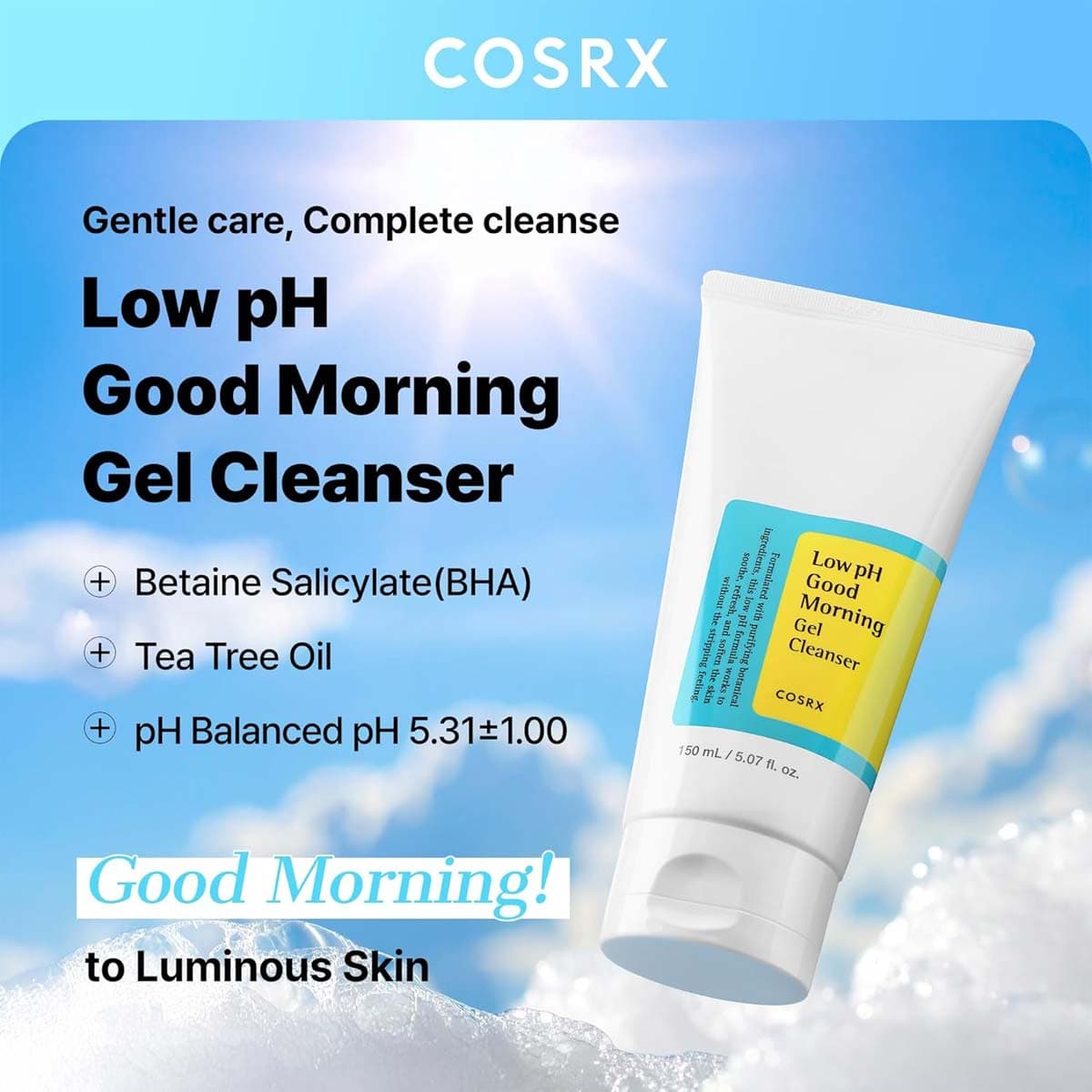 Cosrx Low pH Good Morning Gel Cleanser