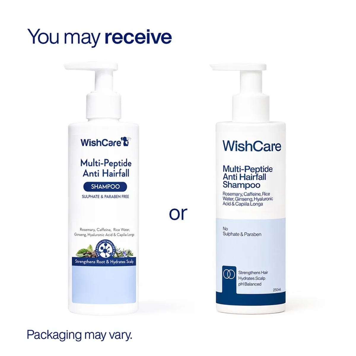 Wishcare Multi Peptide Anti Hairfall Shampoo
