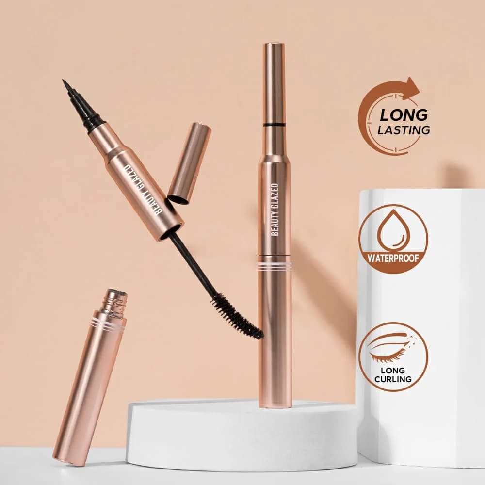 Beauty Glazed Bushy Big 2 in 1 Eye Liner & Mascara