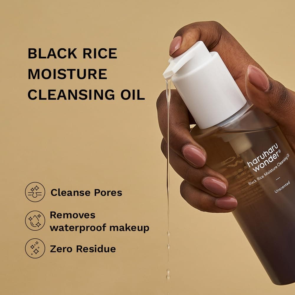 haruharu Black Rice Moisture Cleansing Oil