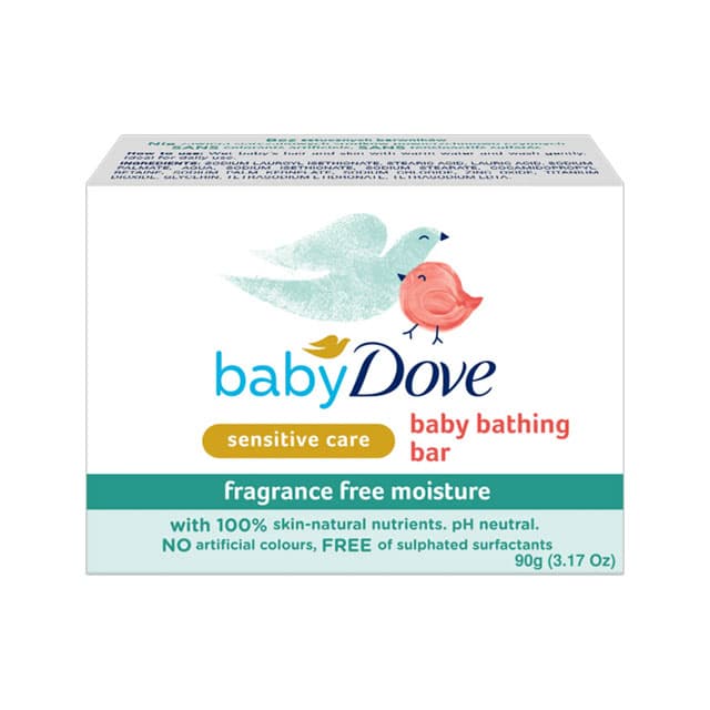 Dove Baby Bathing Bar Fragrance Free Moisture