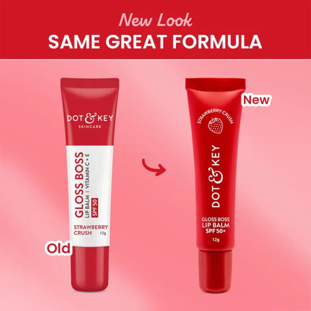 Dot & Key Gloss Boss Lip Balm (Strawberry Crush)