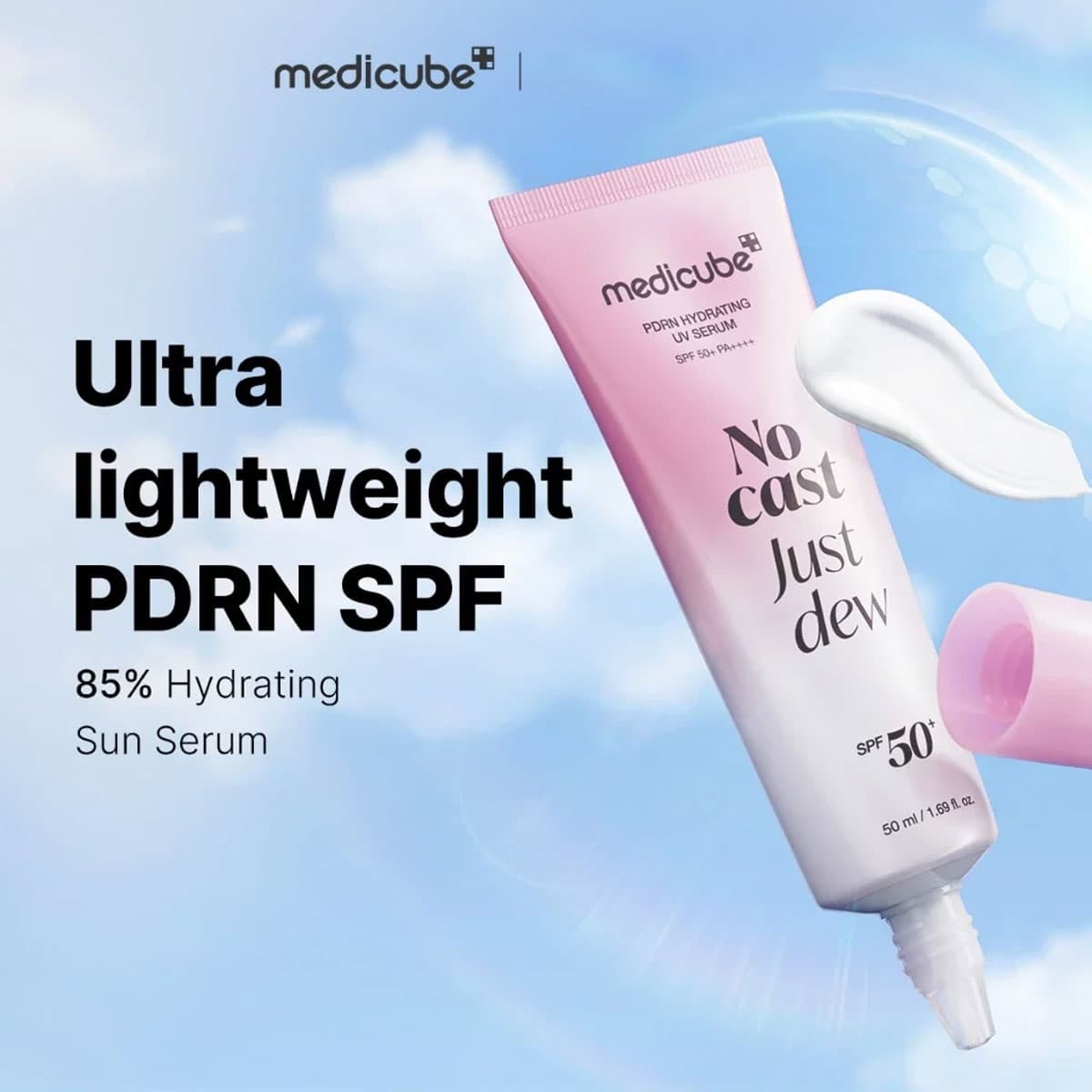 Medicube PDRN Hydrating UV Serum SPF50+ PA++++