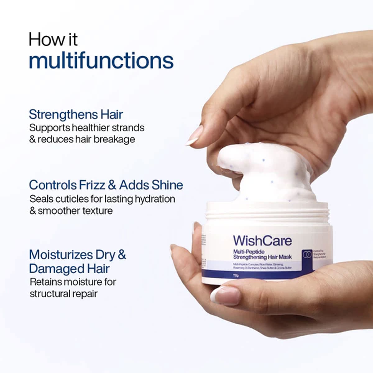 Wishcare Multi-Peptide Strengthening Hair Mask
