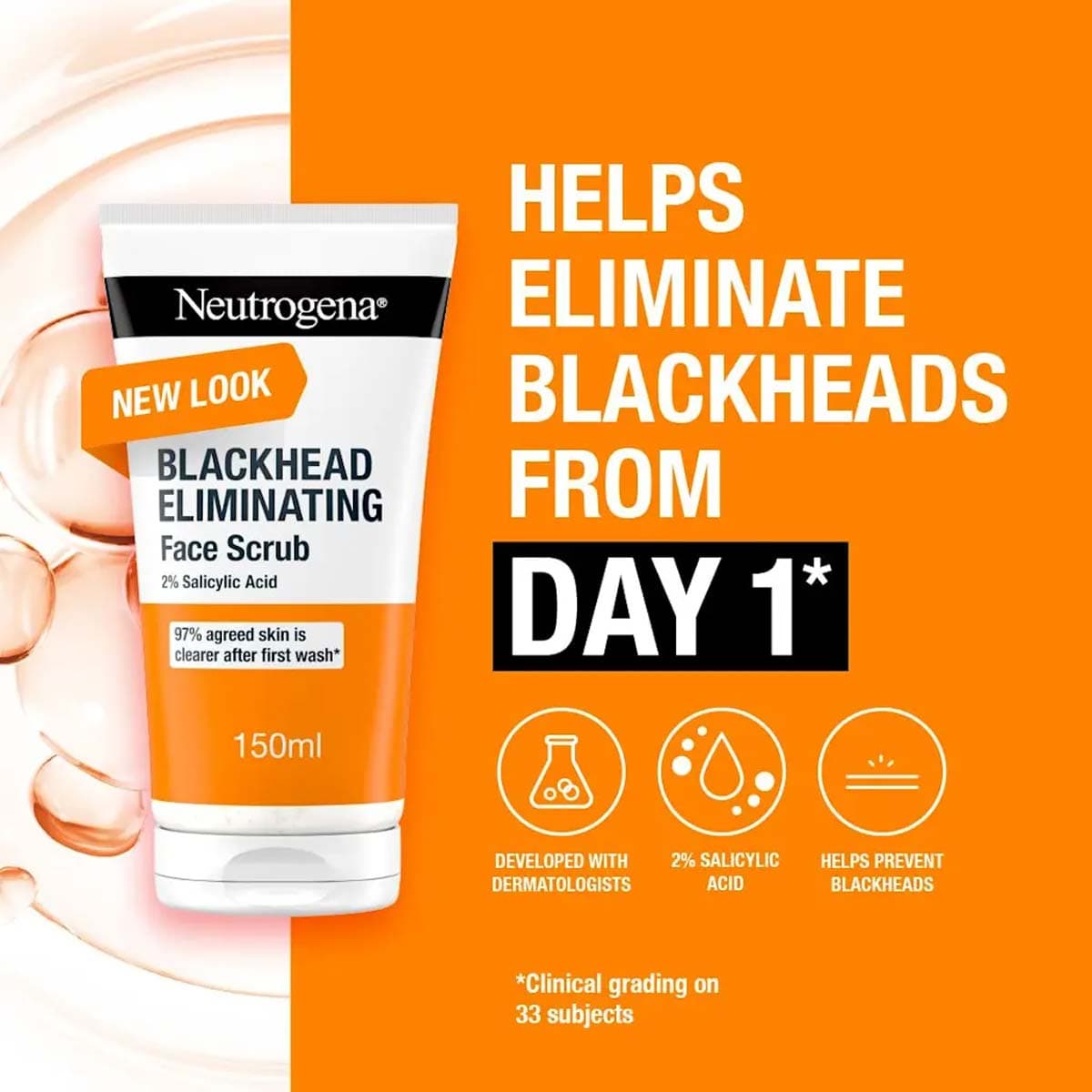 NEUTROGENA® Blackhead Eliminating 2% Salicylic Acid Face Scrub