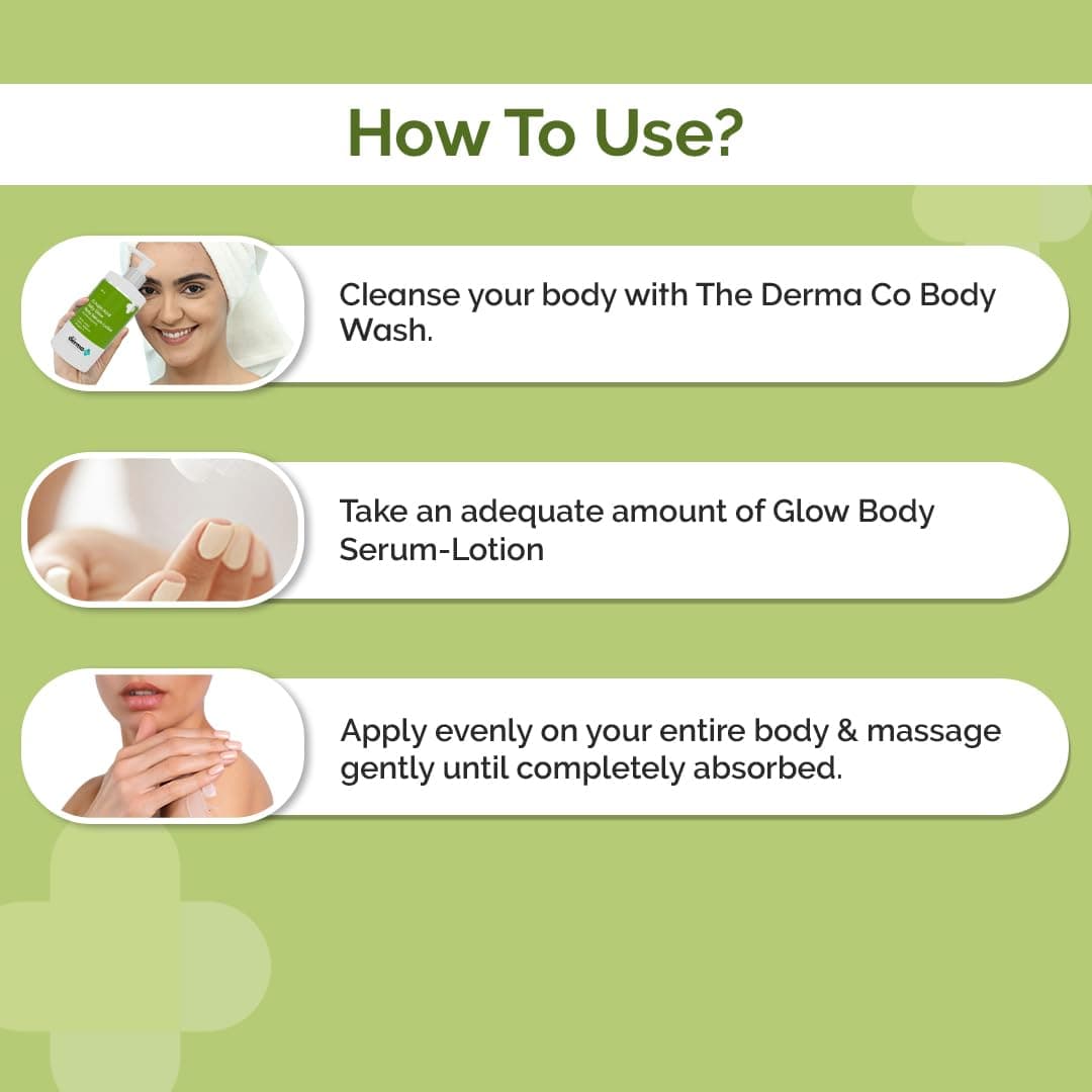 The Derma Co 1% Kojic Acid Daily Glow Body Serum Lotion