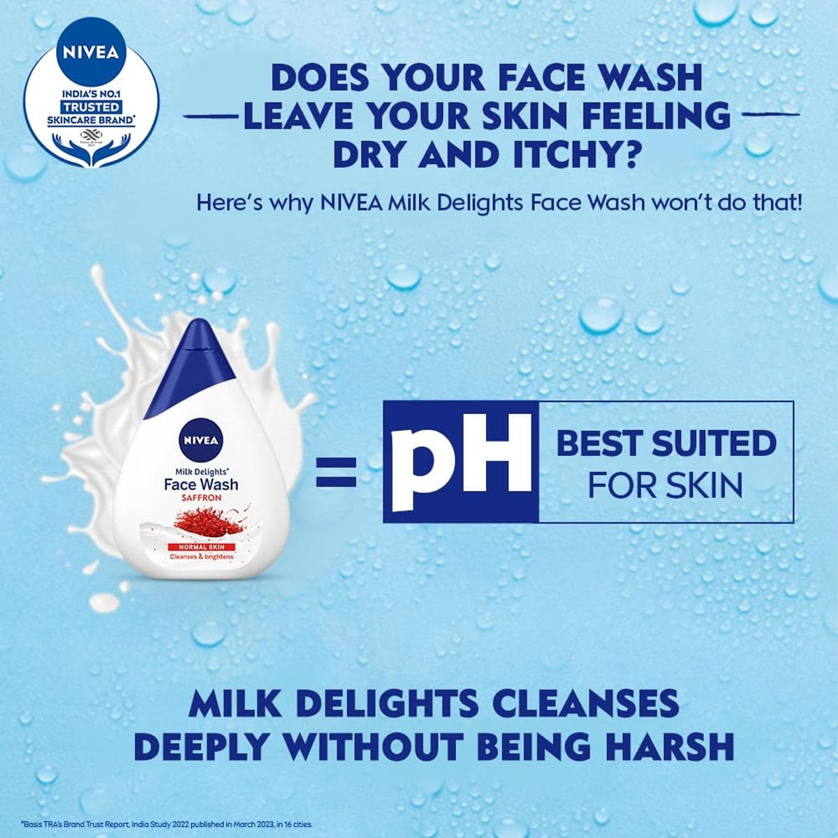 Nivea Milk Delights Saffron Face Wash