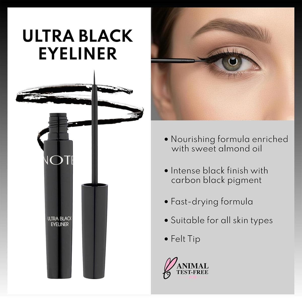 Note Ultra Black Eyeliner (Black)