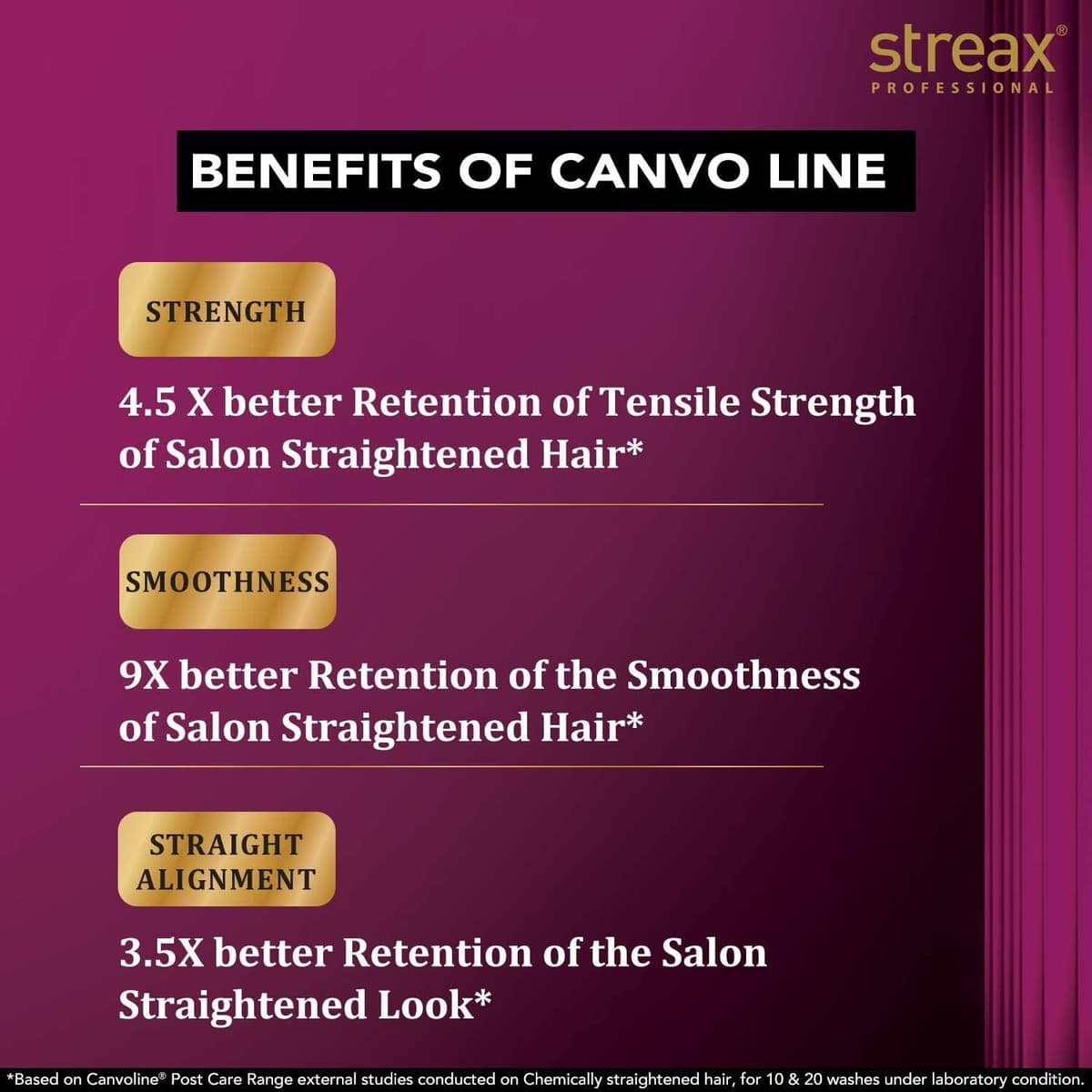 Streax Canvo Line Hair Shampoo