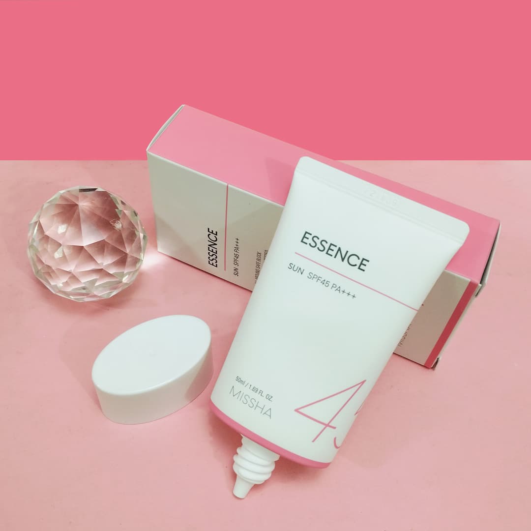 Missha All-Around Safe Block Essence Sun SPF45 PA+++ (Pink)