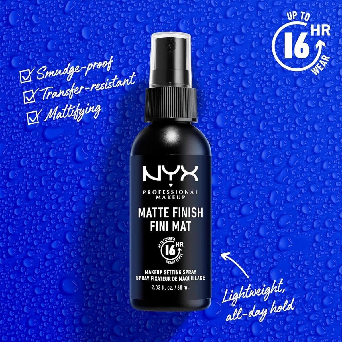 Nyx Professional Makeup Matte Finish Long Lasting Makeup Setting Spray