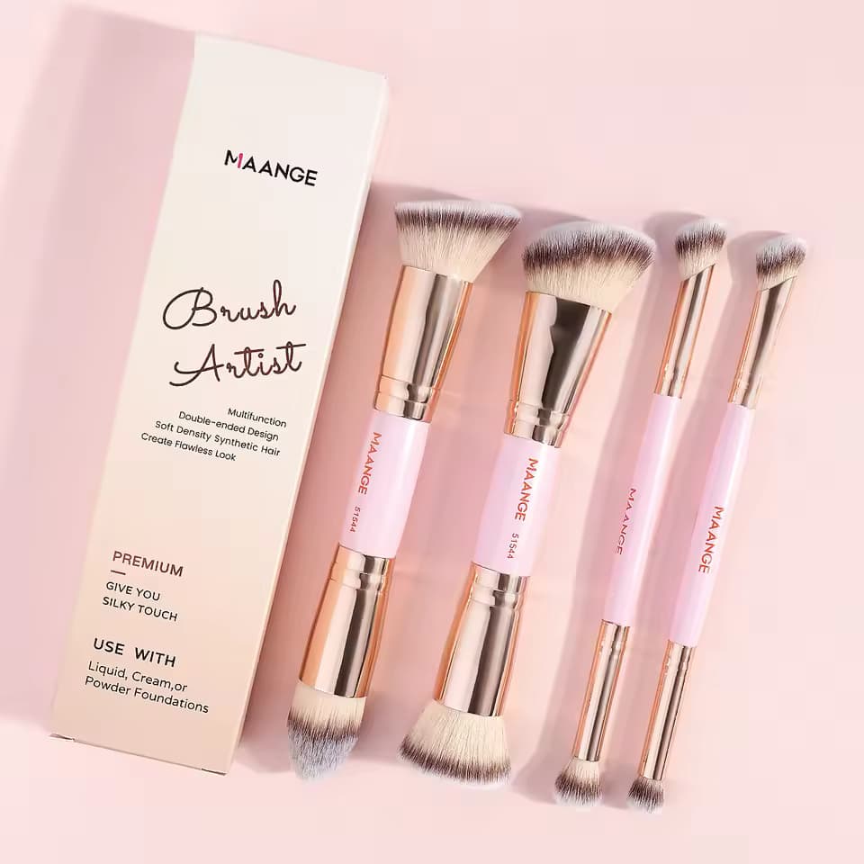 Maange Brush Artist 4 Pcs Brush Set (Pink)