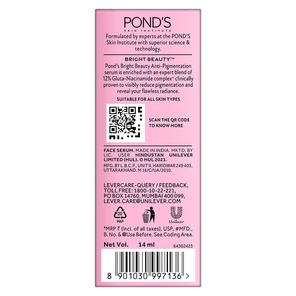 Ponds Anti-Pigmentation Serum with 12% Gluta-Niacinamide