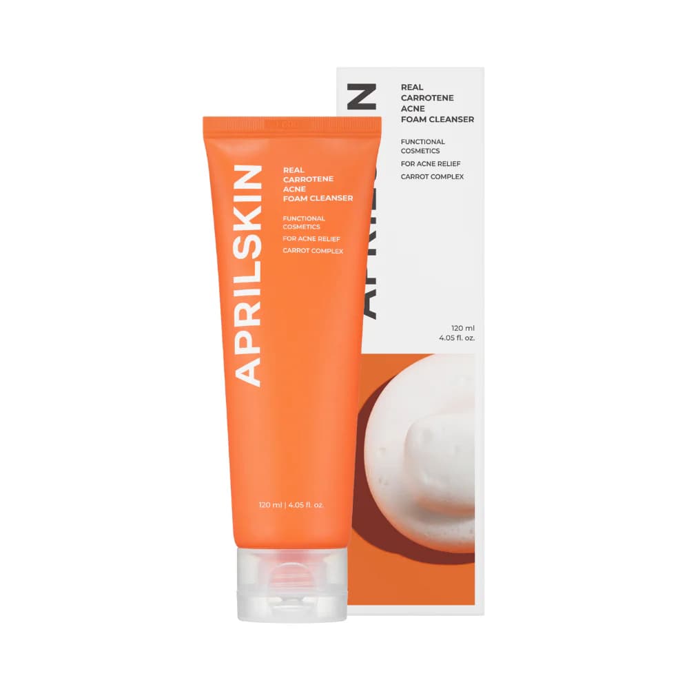 APRILSKIN Real Carrotene Acne Foam Cleanser (Exp - Sep/27)