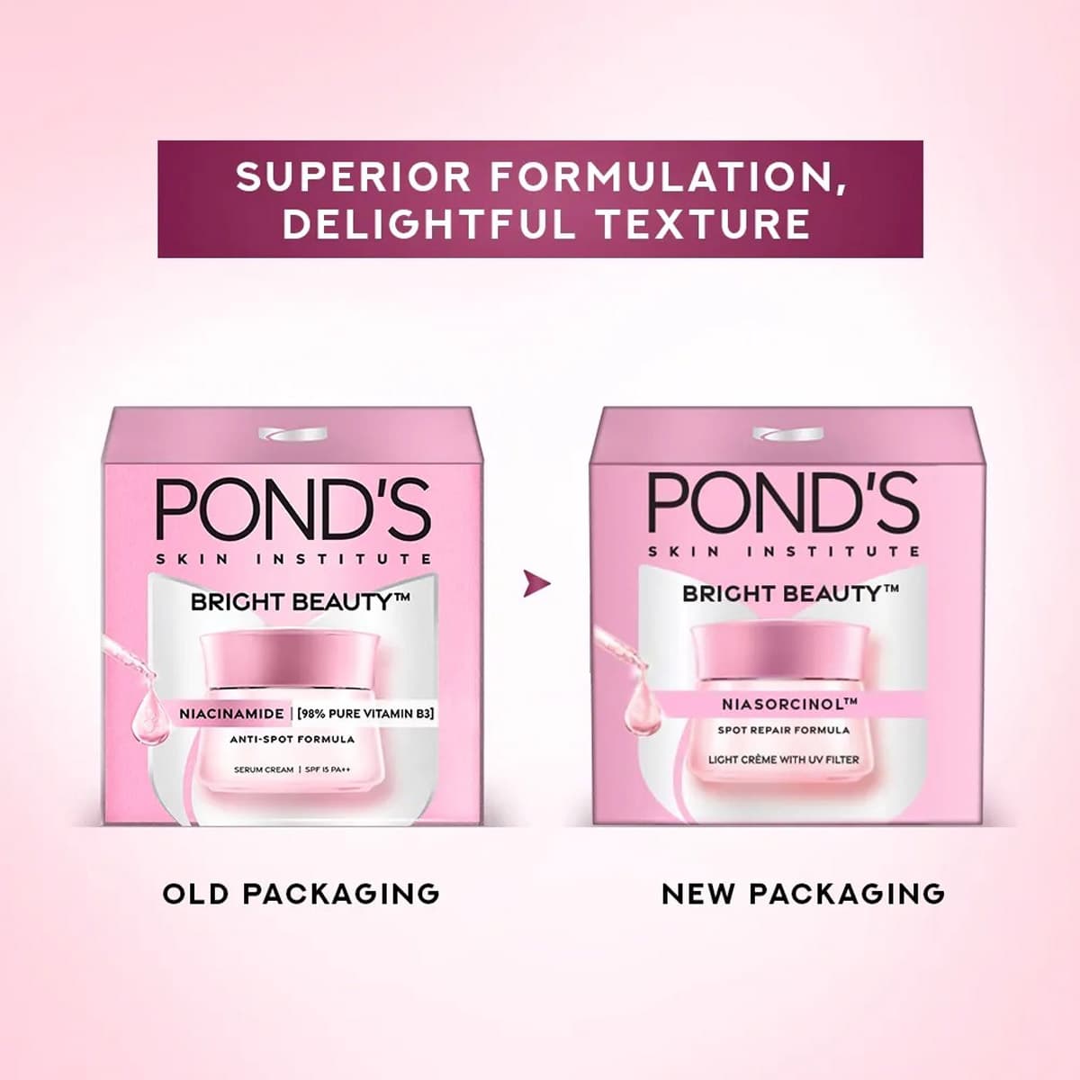 Ponds Bright Beauty Serum Cream 35g (IMPORTED)