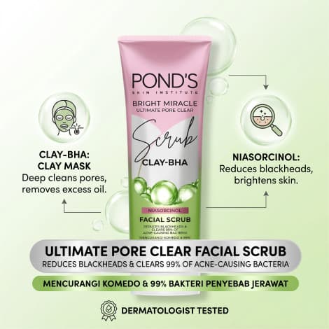 Ponds Ultimate Pore Clear Facial Scrub