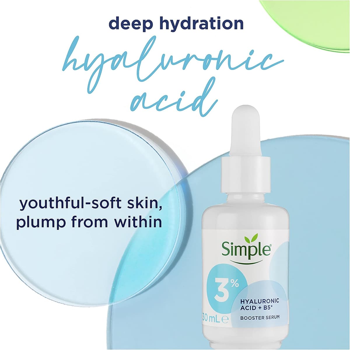Simple Booster Serum 3% Hyaluronic Acid and B5