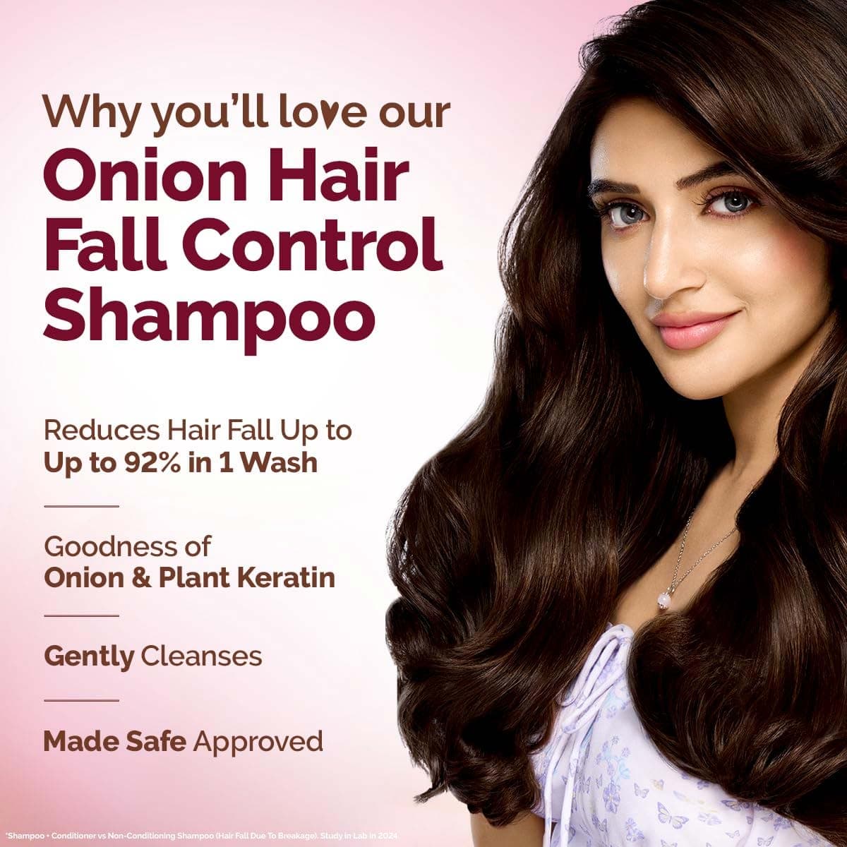 Mamaearth Onion Hair Fall Control Shampoo