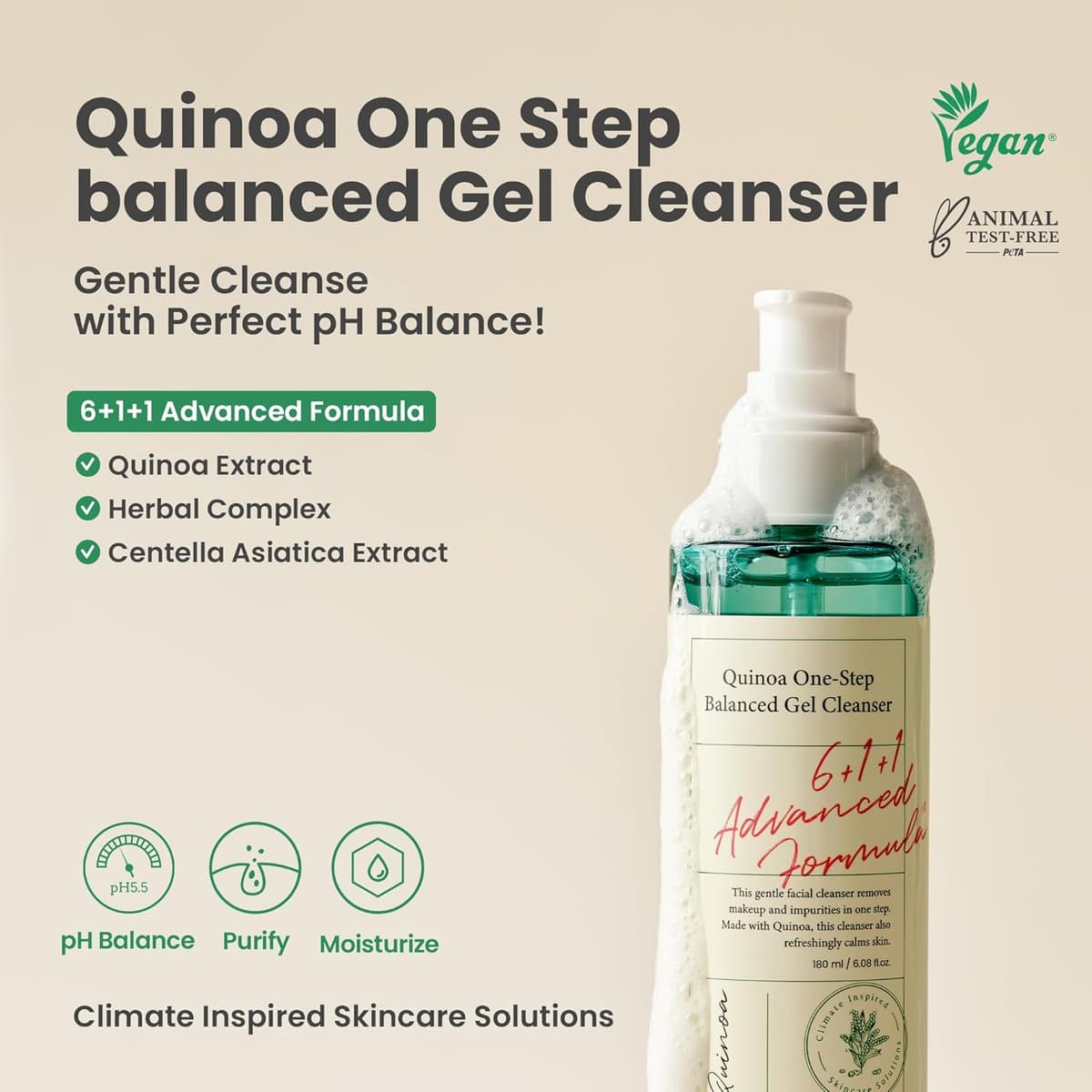 Axis Y Quinoa One Step Balanced Gel Cleanser