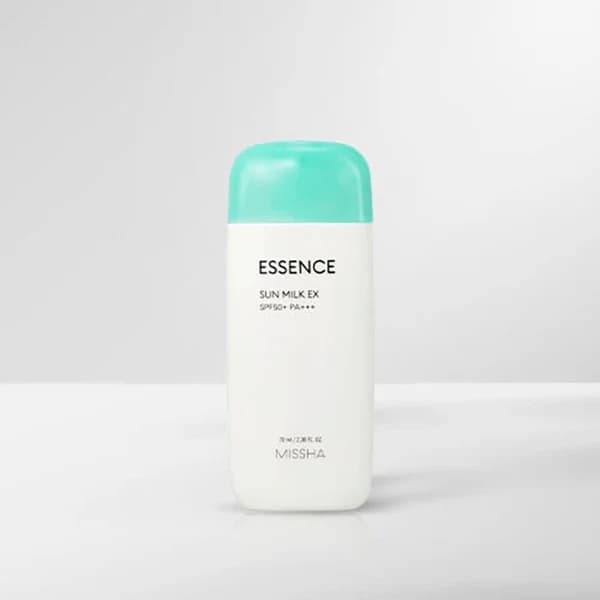 MISSHA All Around Safe Block Essence Sun Milk Ex SPF50+/PA+++ (Ocean Green)