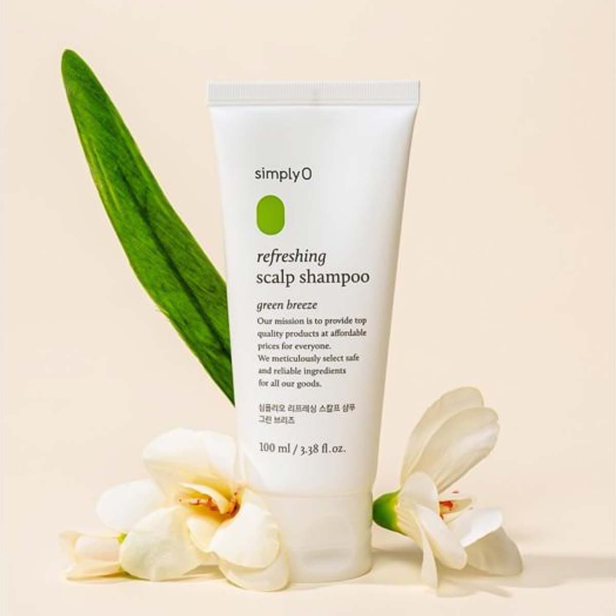 simplyO Refreshing Scalp Shampoo Green Breeze