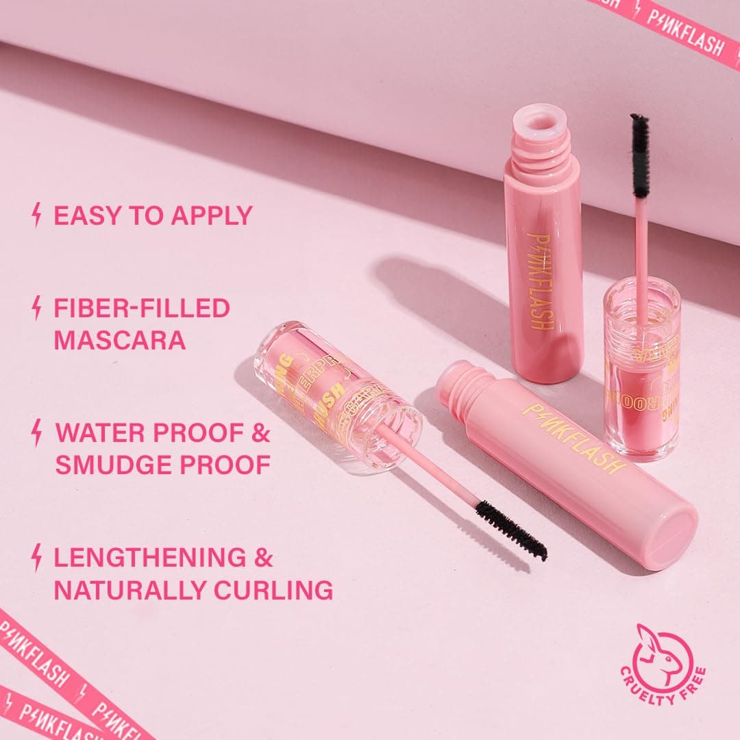 E10 - Pink Flash Lengthening Waterproof Micro Brush Mascara