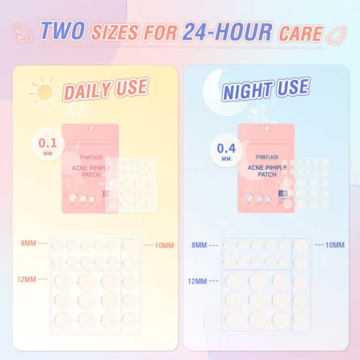 PF-SC58-01 Pink Flash Acne Pimple Day Patch