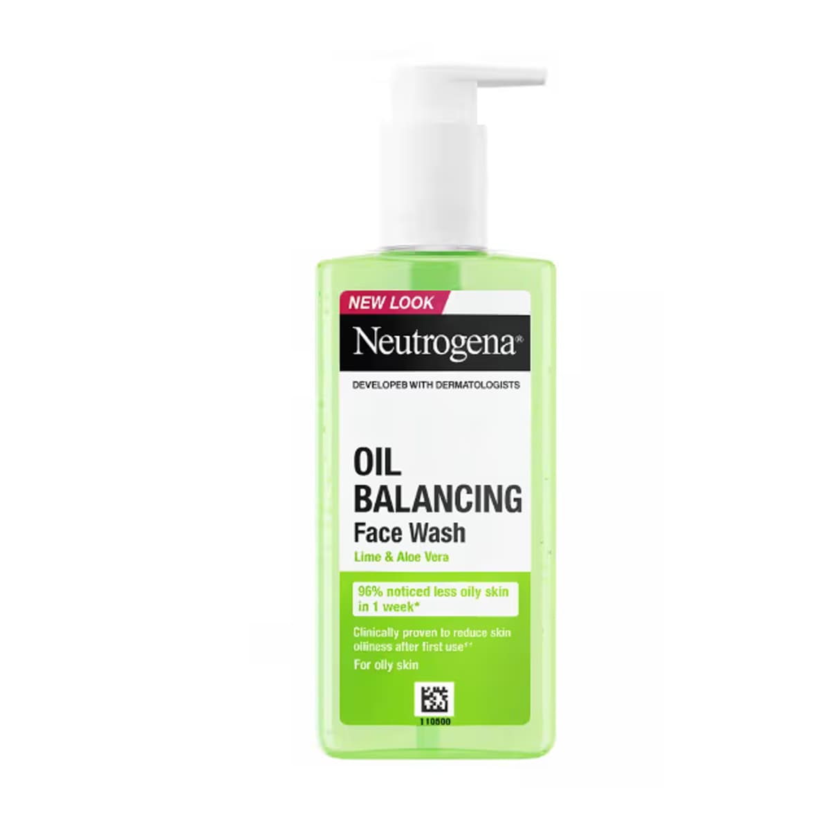 Neutrogena Oil Balancing Face Wash for Oily Skin with Lime & Aloe Vera