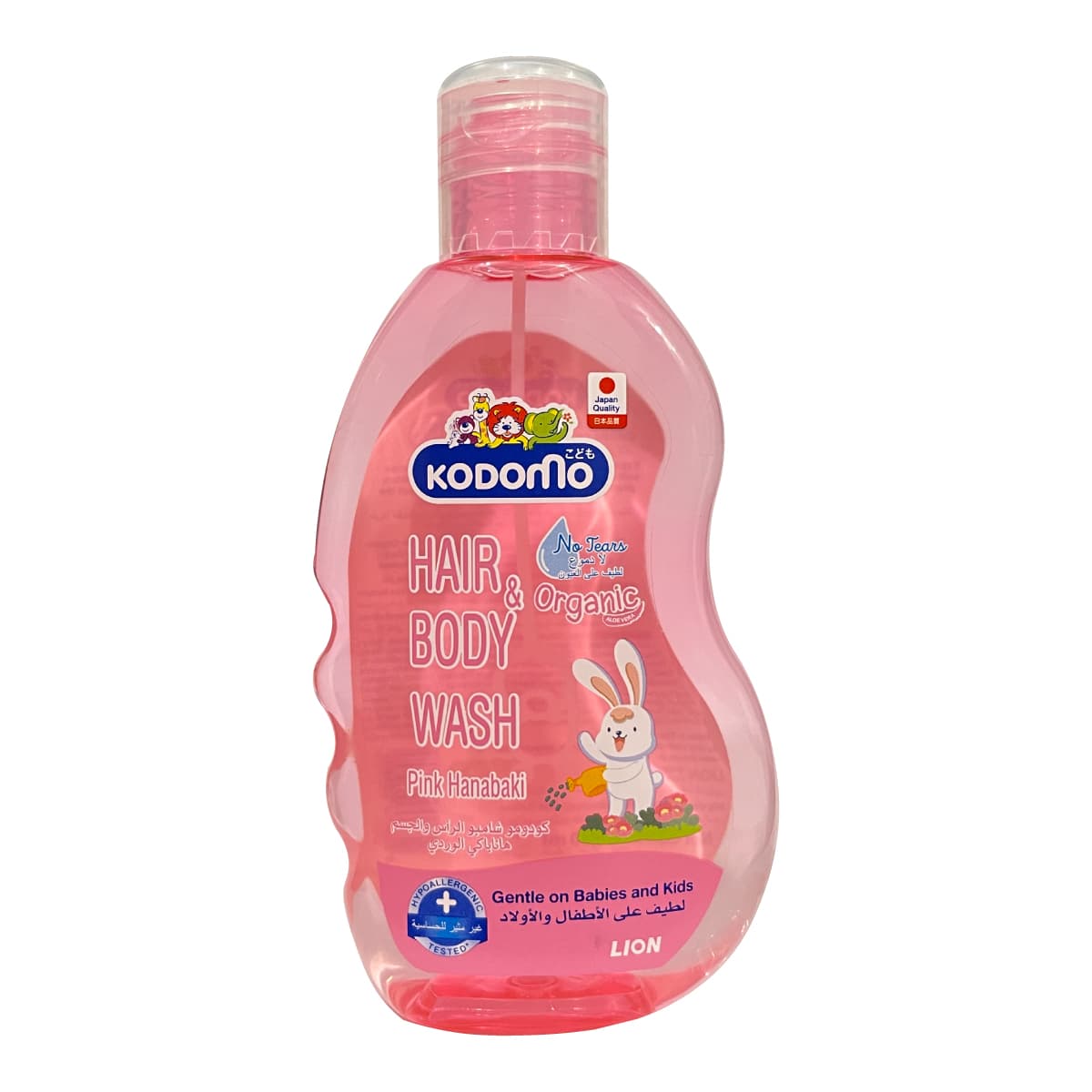 Kodomo Hair & Body Wash Pink Hanabaki
