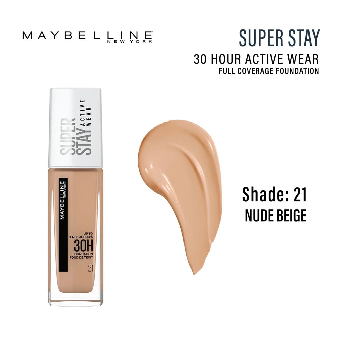 Maybelline Superstay 30 Hour Active Wear Full Coverage Foundation