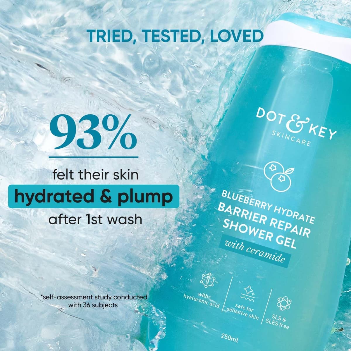 Dot & Key Blueberry Hydrate Barrier Repair Shower Gel