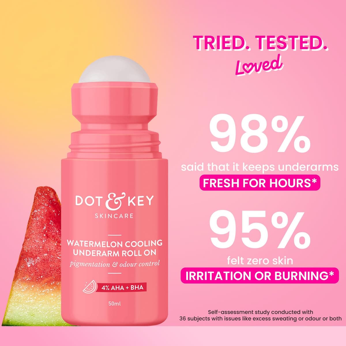 Dot & Key Watermelon Cooling Underarm Roll-On