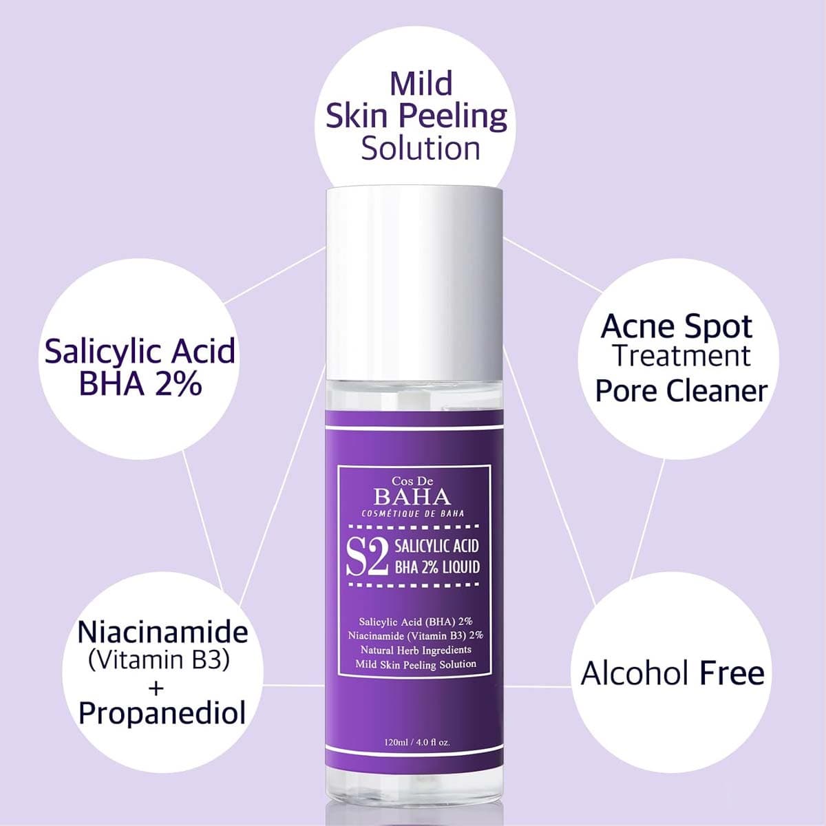 Cos De Baha Salicylic Acid BHA 2% Liquid (S2)