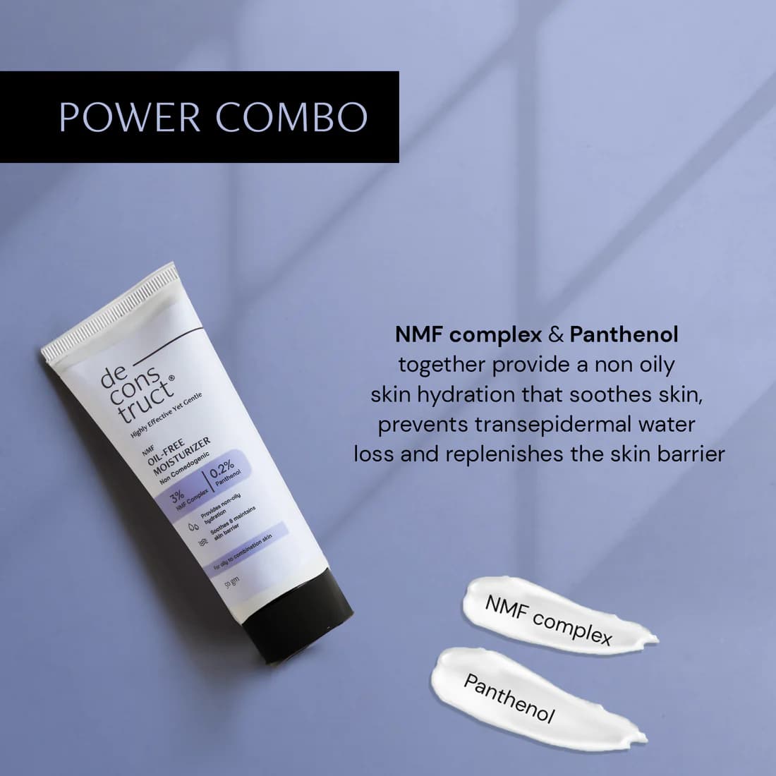 Deconstruct Oil-Free Moisturizer for Oily Skin - 3% NMF Complex + 0.2% Panthenol