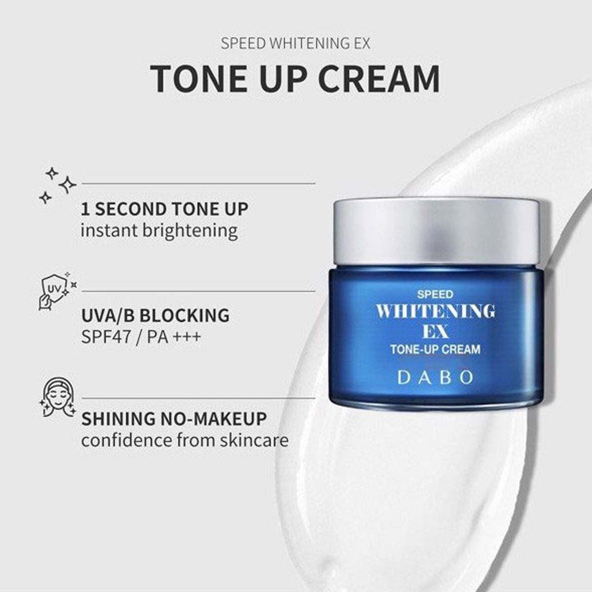 Dabo Speed Whitening Ex Tone-Up Cream SPF47 PA+++